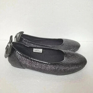 Carter’s Toddler Shiny Glitter Black Ballet Falts